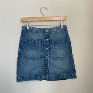 Lucky Brand denim button up skirt | BRAND NEW